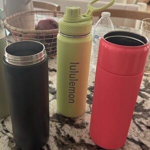 Lululemon Green Water Bottle